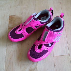 Women's Tri X-speed II Triathlon Spin Cycling Shoes Bright Pink EU 41 NWOT